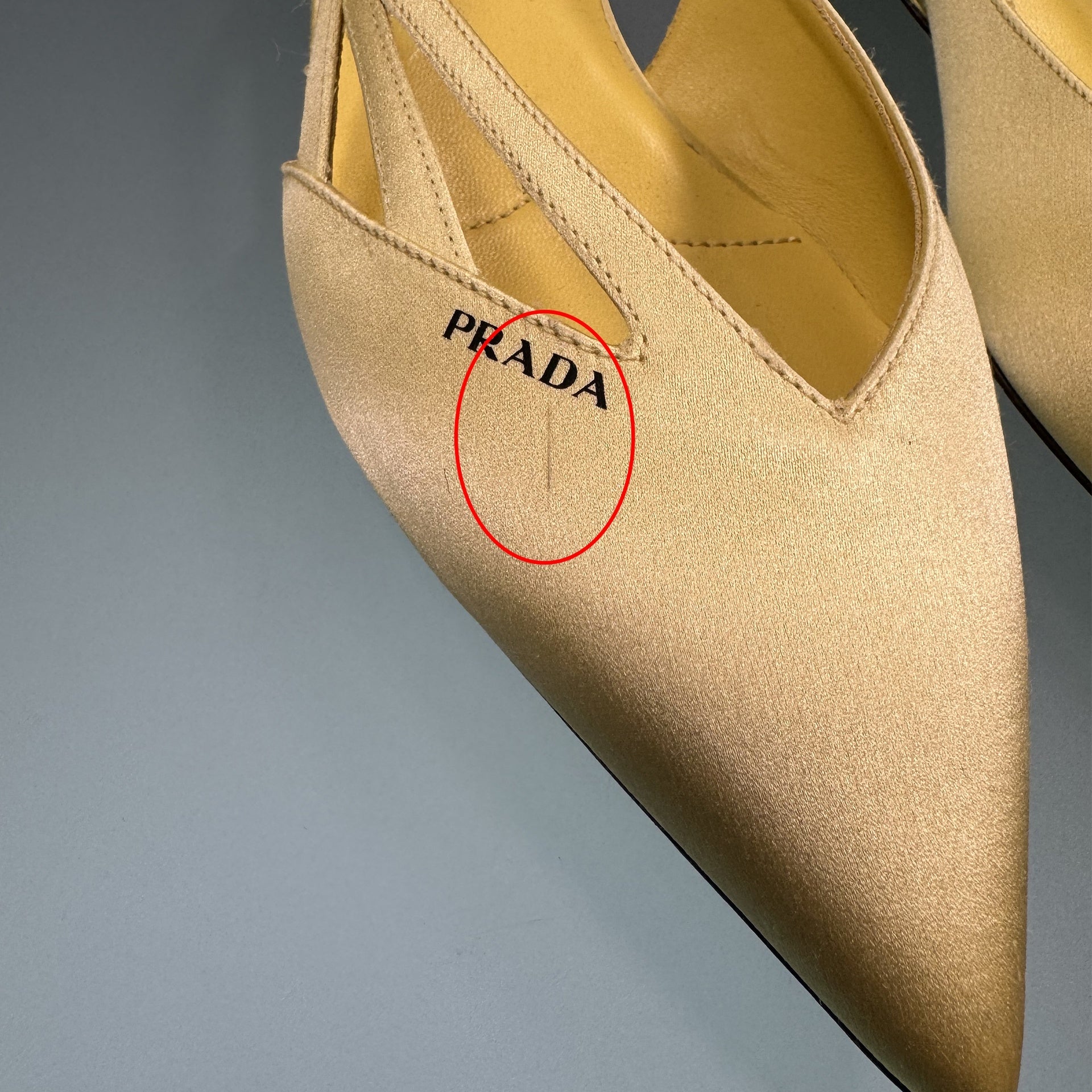 Prada Satin Ballerina Flats - WOMEN SHOES - PRADA - Tluxy New