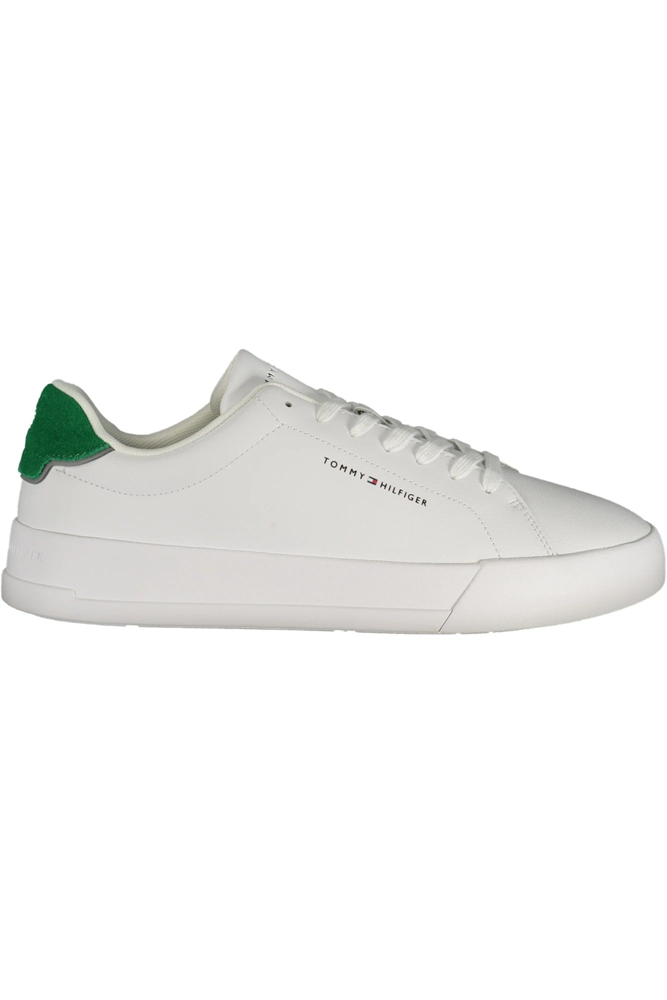 TOMMY HILFIGER MEN&#39;S WHITE SPORTS SHOES