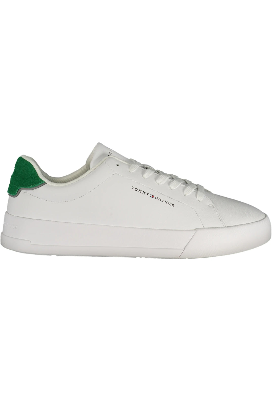 TOMMY HILFIGER MEN&#39;S WHITE SPORTS SHOES