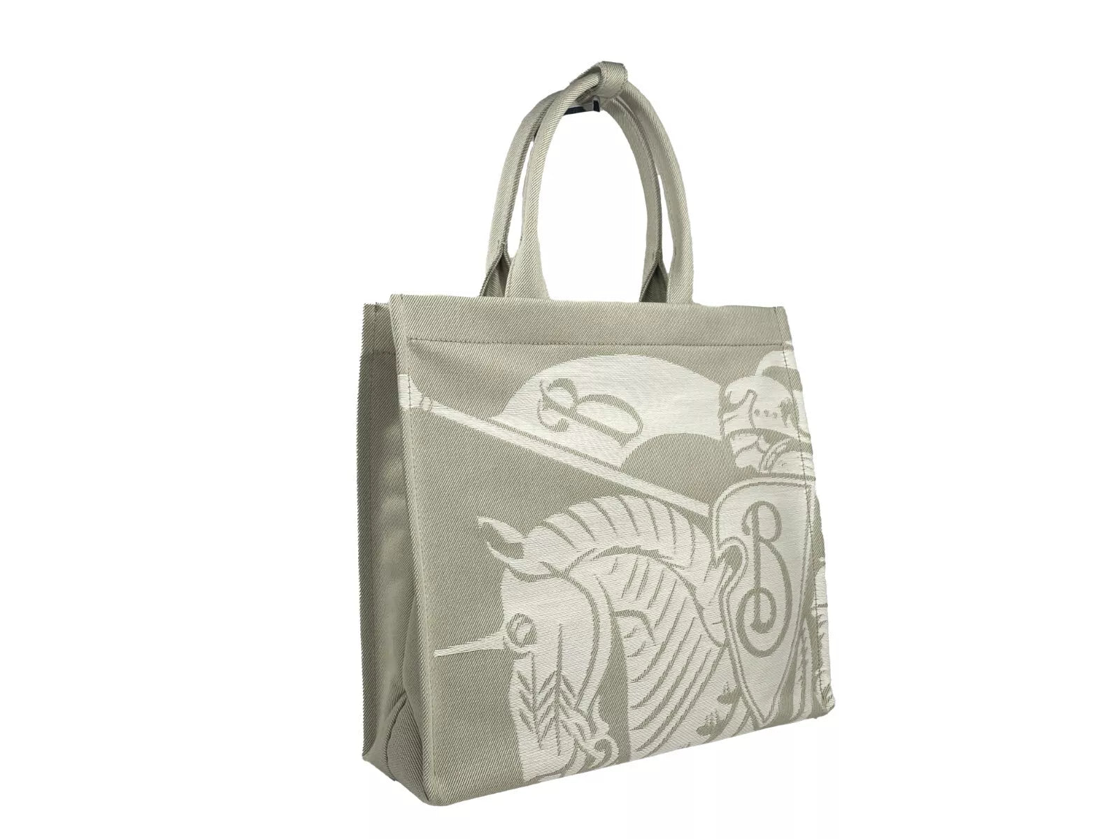 Burberry EKD Canvas-Einkaufstasche mit Münzfach Beige