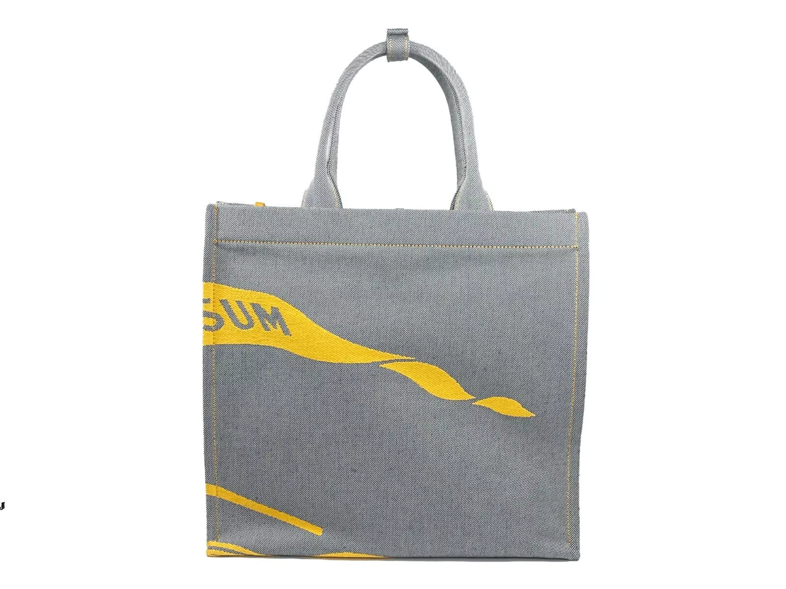 Burberry EKD Canvas-Einkaufstasche mit Münzfach, Sonnenblumengrau