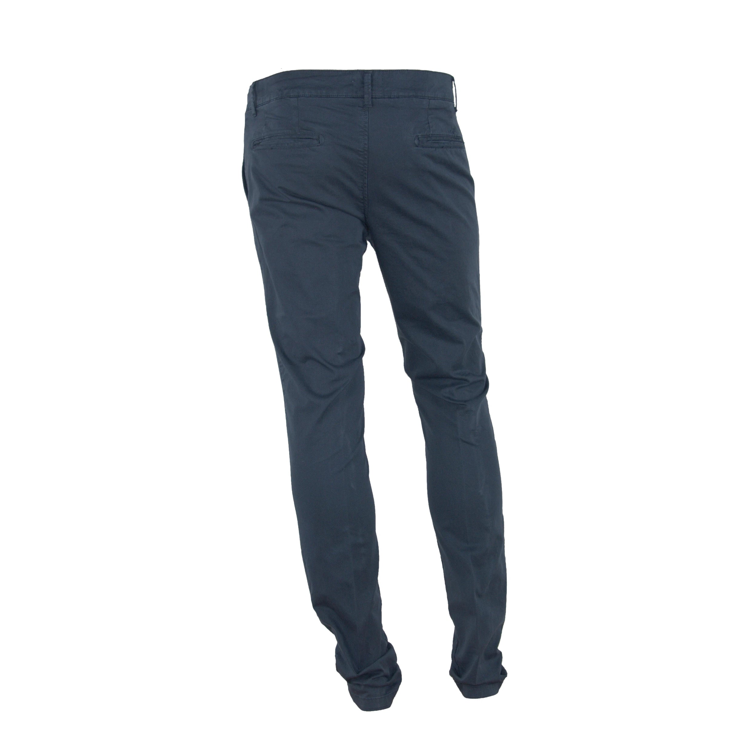 100% Milano Trousers Blue Man