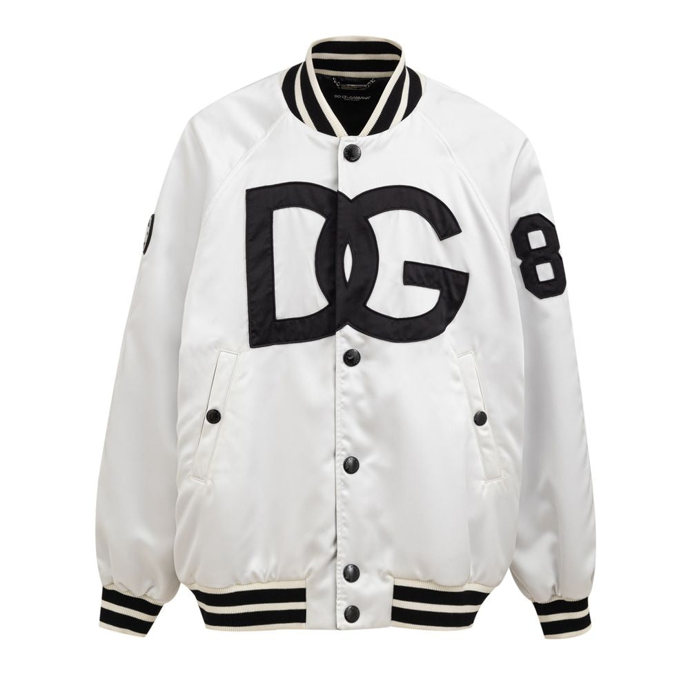 Beige Polyesterjacke von Dolce &amp; Gabbana