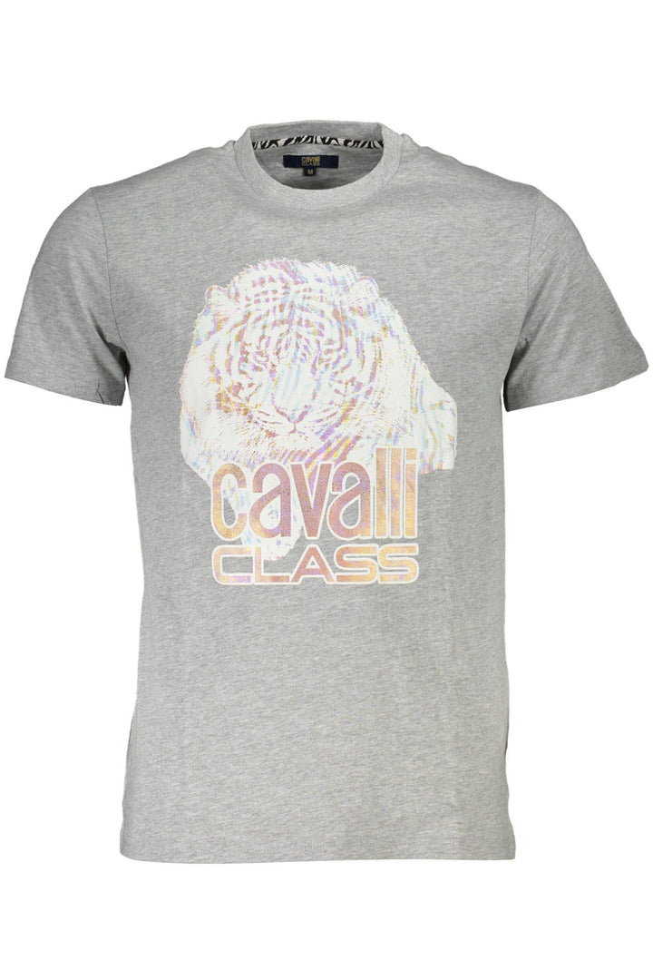 CAVALLI CLASS SHORT SLEEVE T-SHIRT MEN GREY