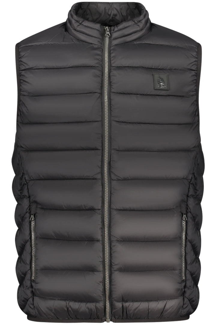 MARINA YACHTING MEN&#39;S BLACK SLEEVELESS JACKET