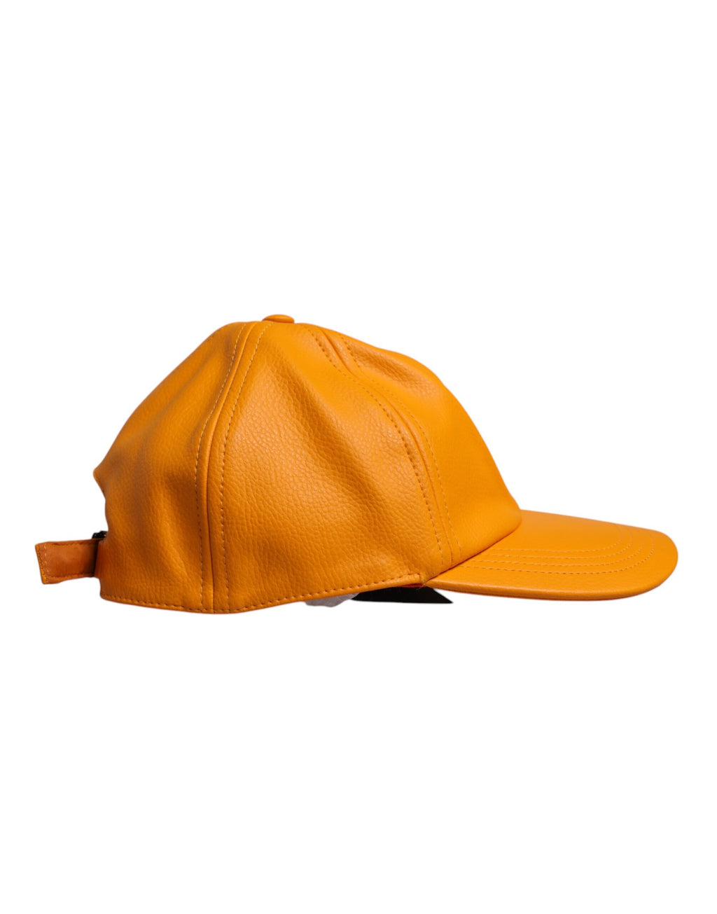 Casquette de baseball 6 panneaux en coton orange Dolce &amp; Gabbana