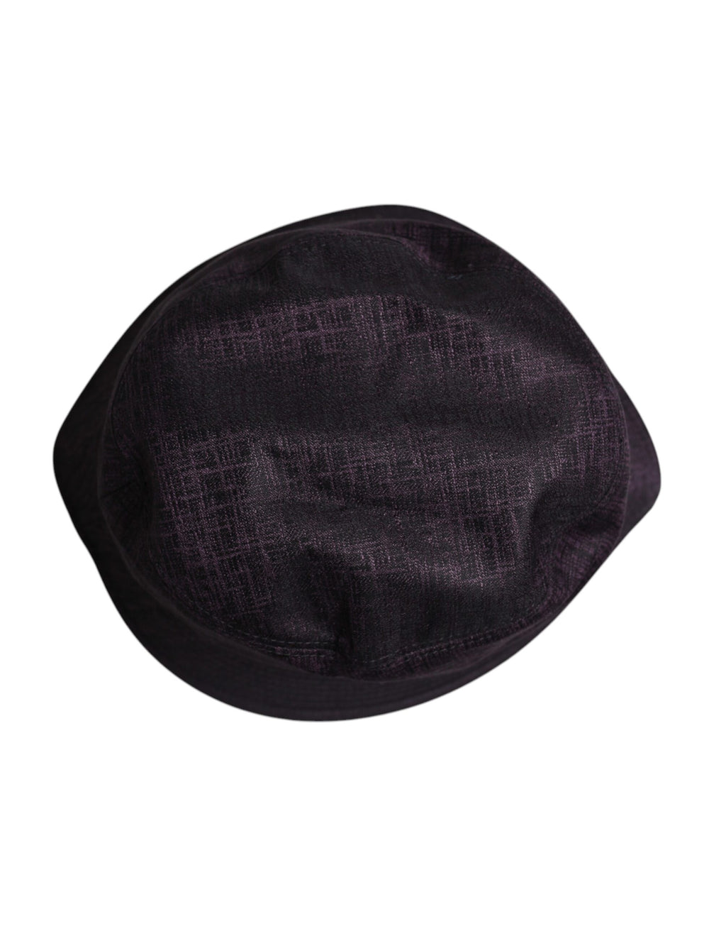 Chapeau bob en nylon noir à large bord Dolce &amp; Gabbana