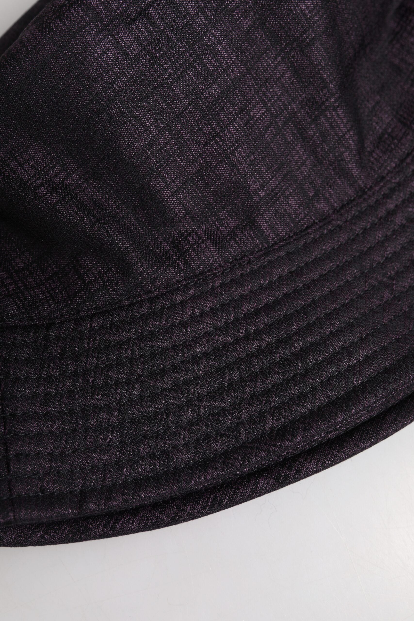 Dolce & Gabbana Black Wide Brim Nylon Bucket Hat