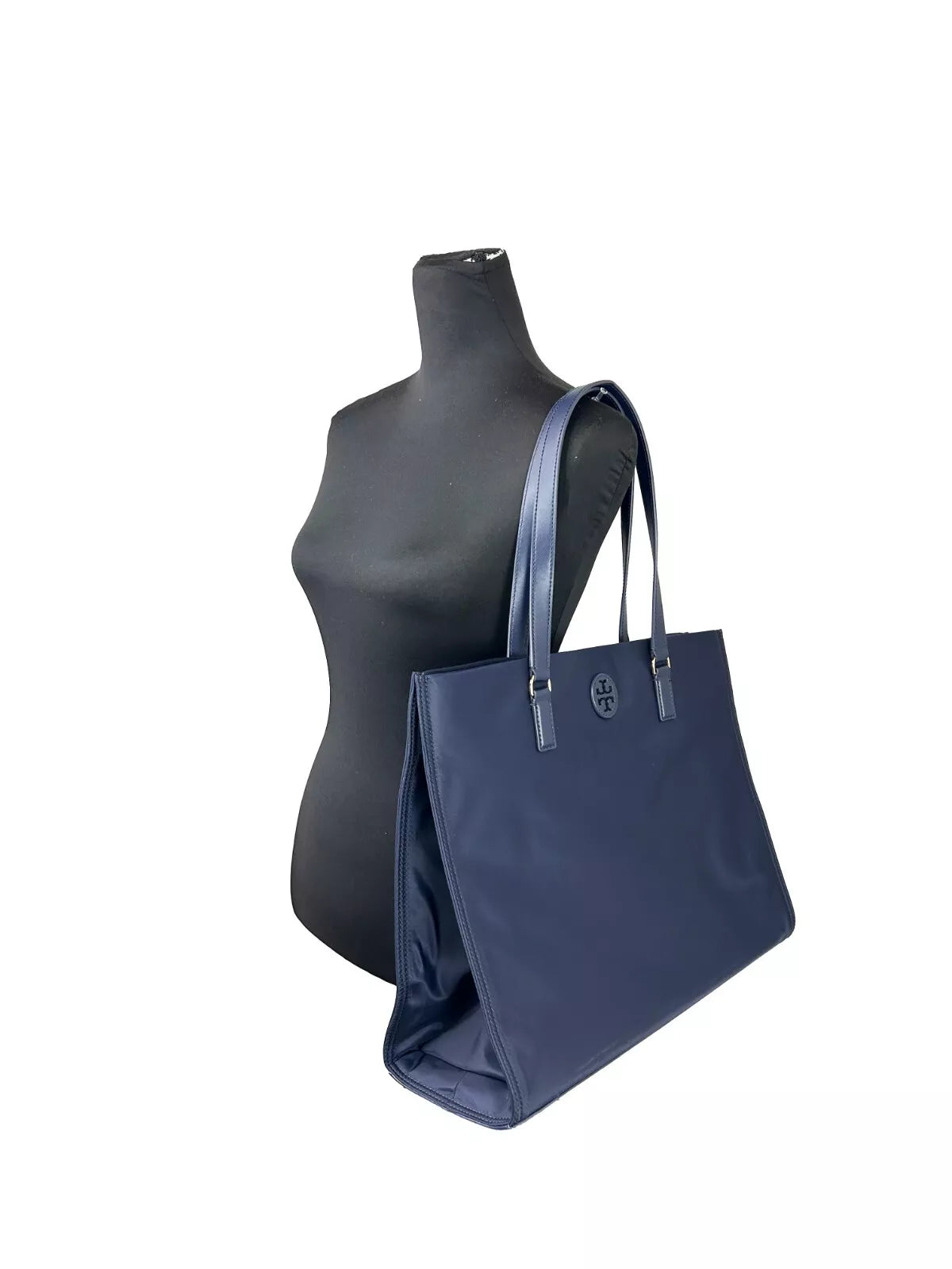 Tory Burch Marineblaue Ella Große Nylon-Tragetasche 136144