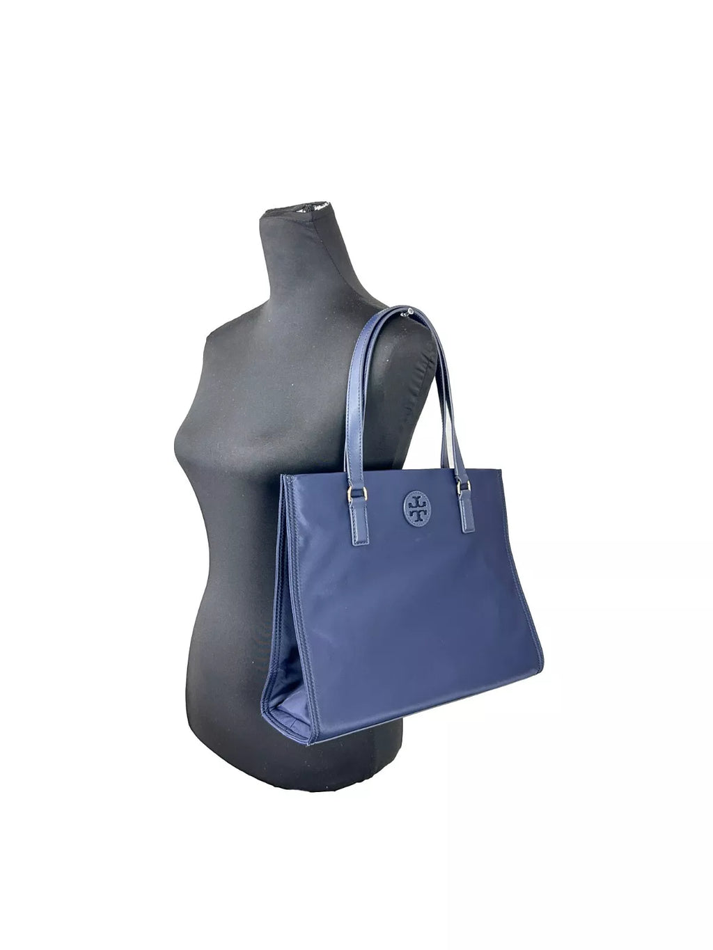 Tory Burch Marineblaue Ella Kleine Nylon-Tragetasche 160633