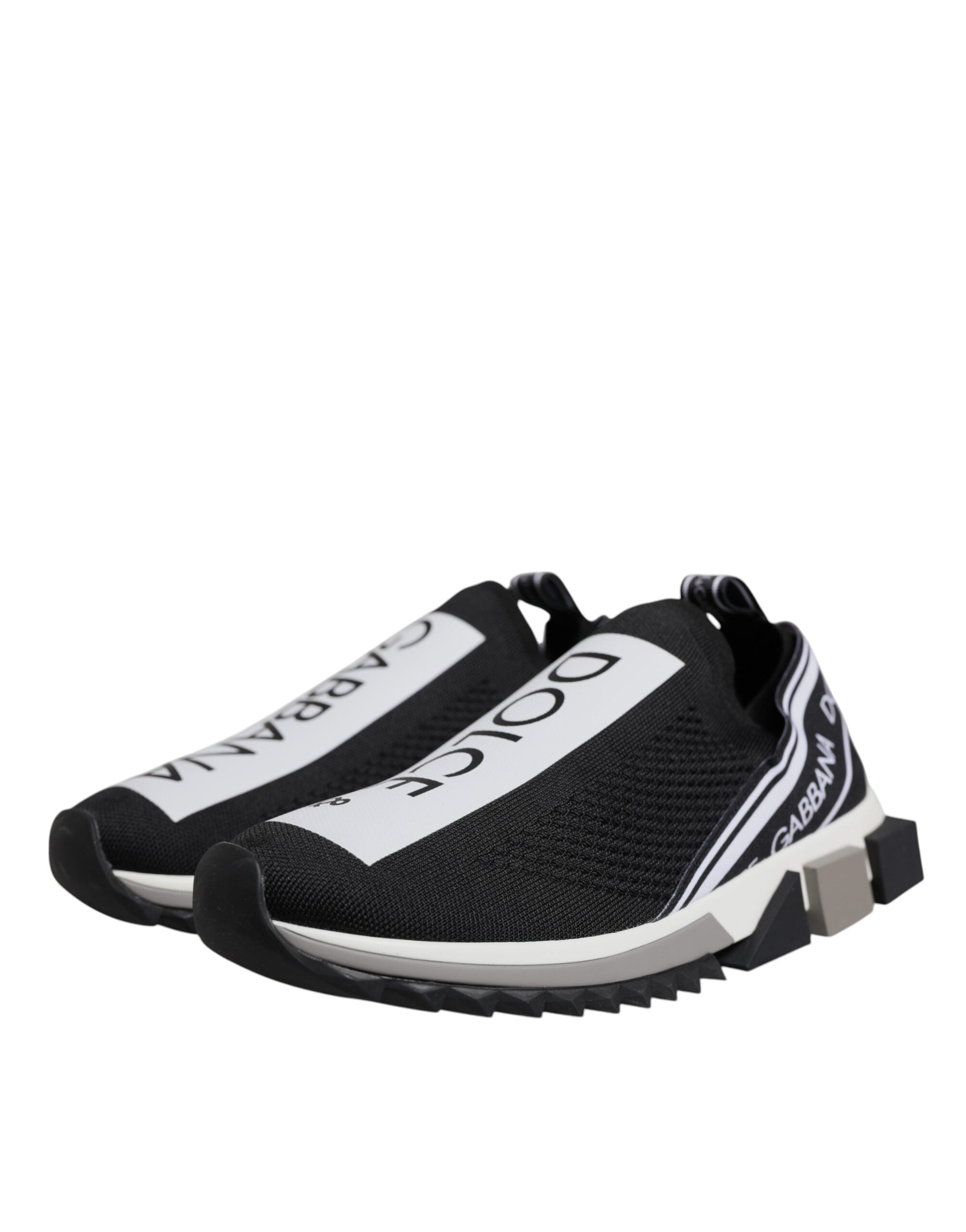 Baskets Sorrento noires et blanches Dolce &amp; Gabbana