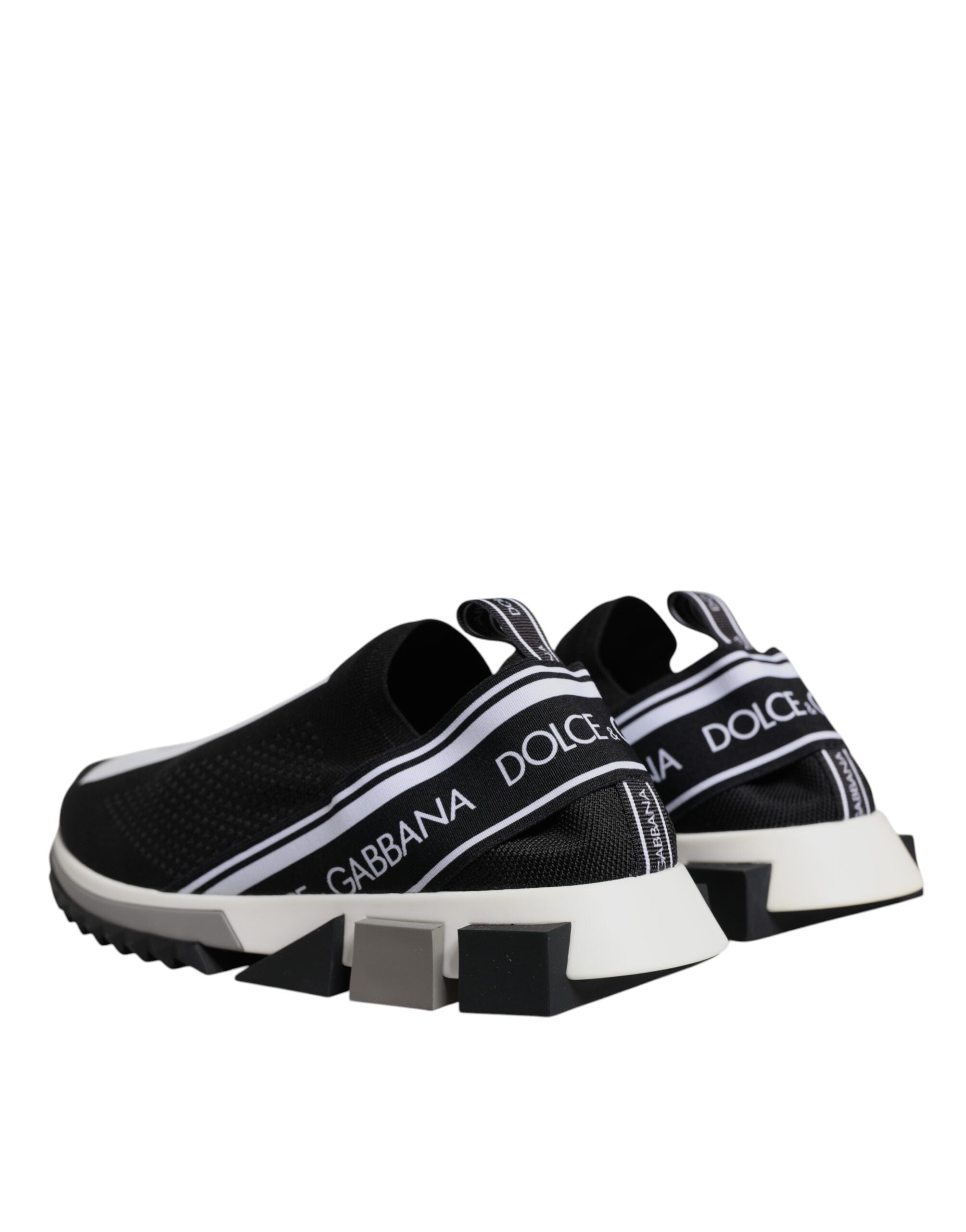 Baskets Sorrento noires et blanches Dolce &amp; Gabbana