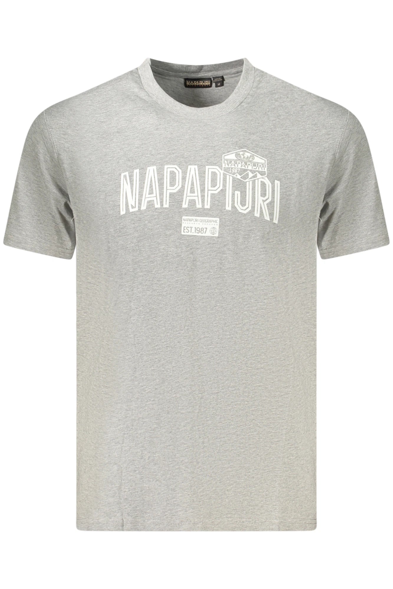 NAPAPIJRI MEN&#39;S SHORT-SLEEVE T-SHIRT GREY