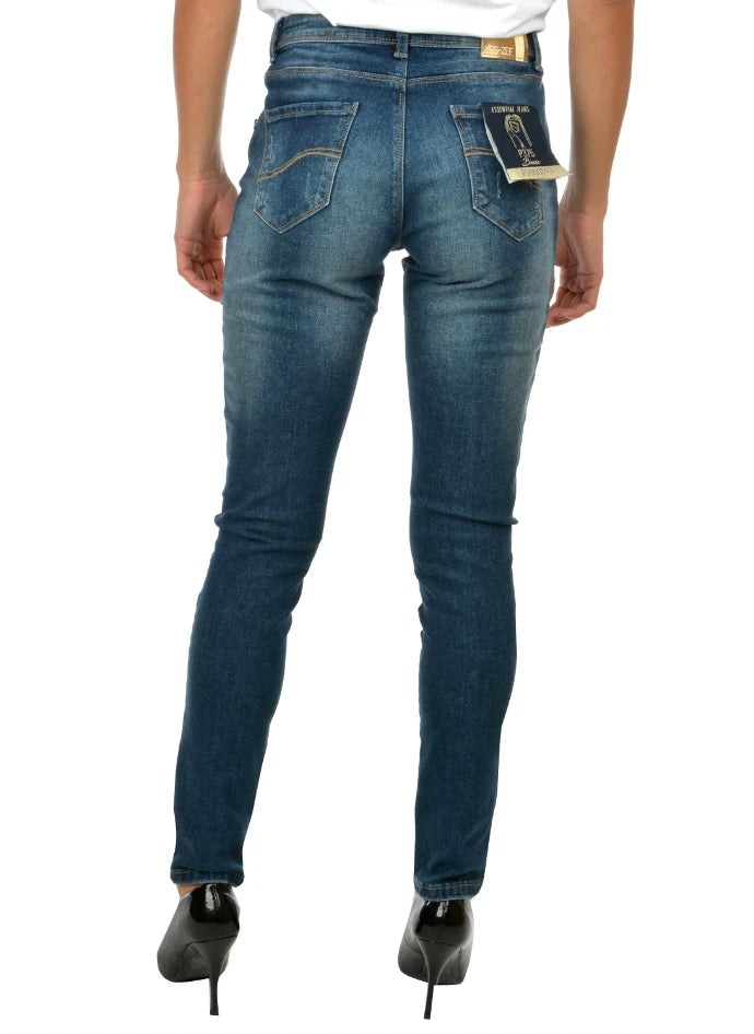 Yes Zee Jeans Denim Blue Woman
