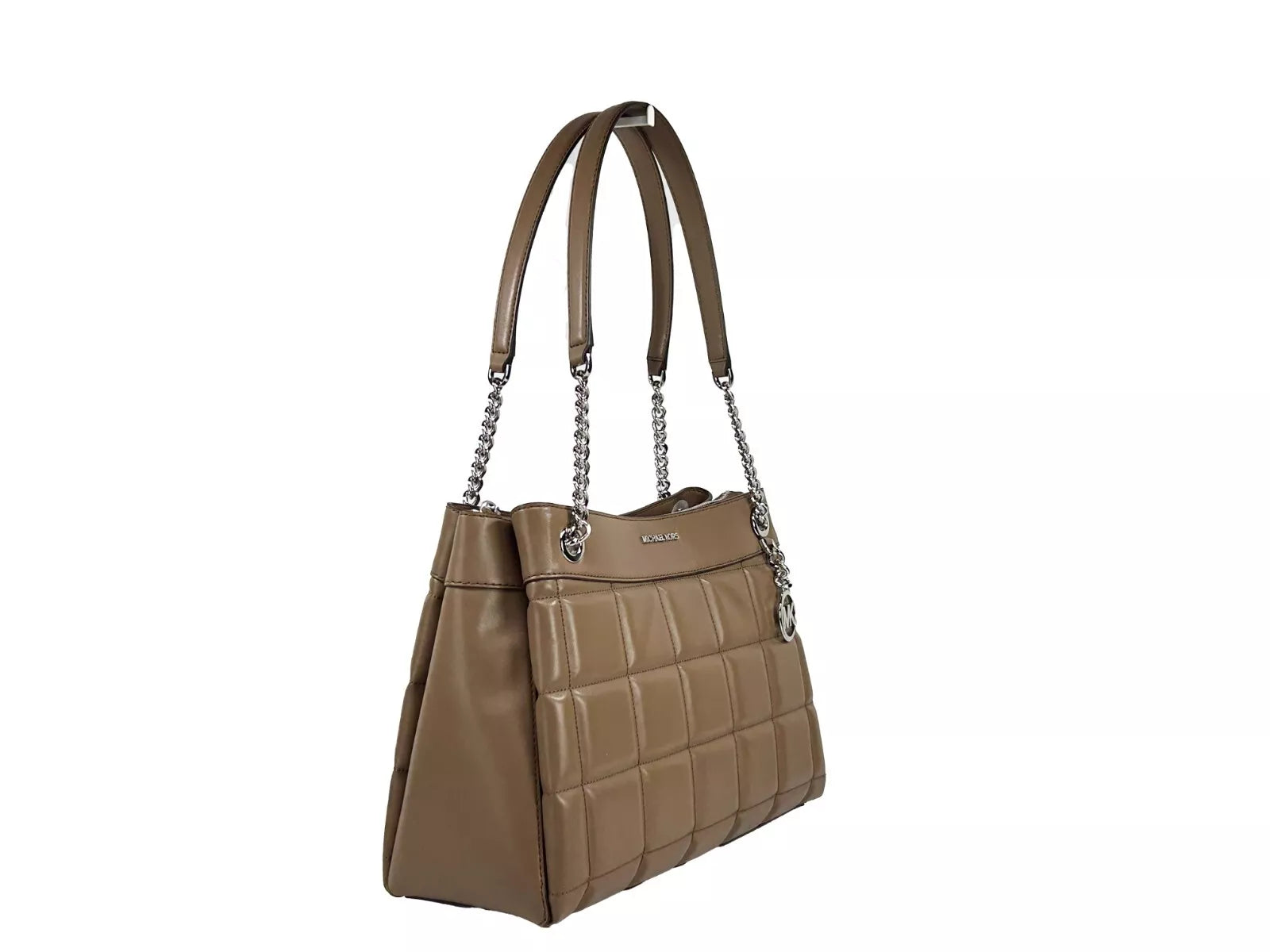 Michael Kors Susan Medium Chain Schultertasche, Driftwood
