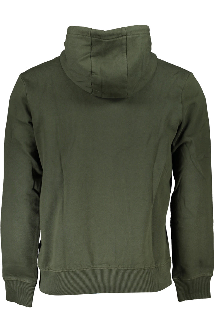 NAPAPIJRI GREEN MEN&#39;S ZIPLESS SWEATSHIRT