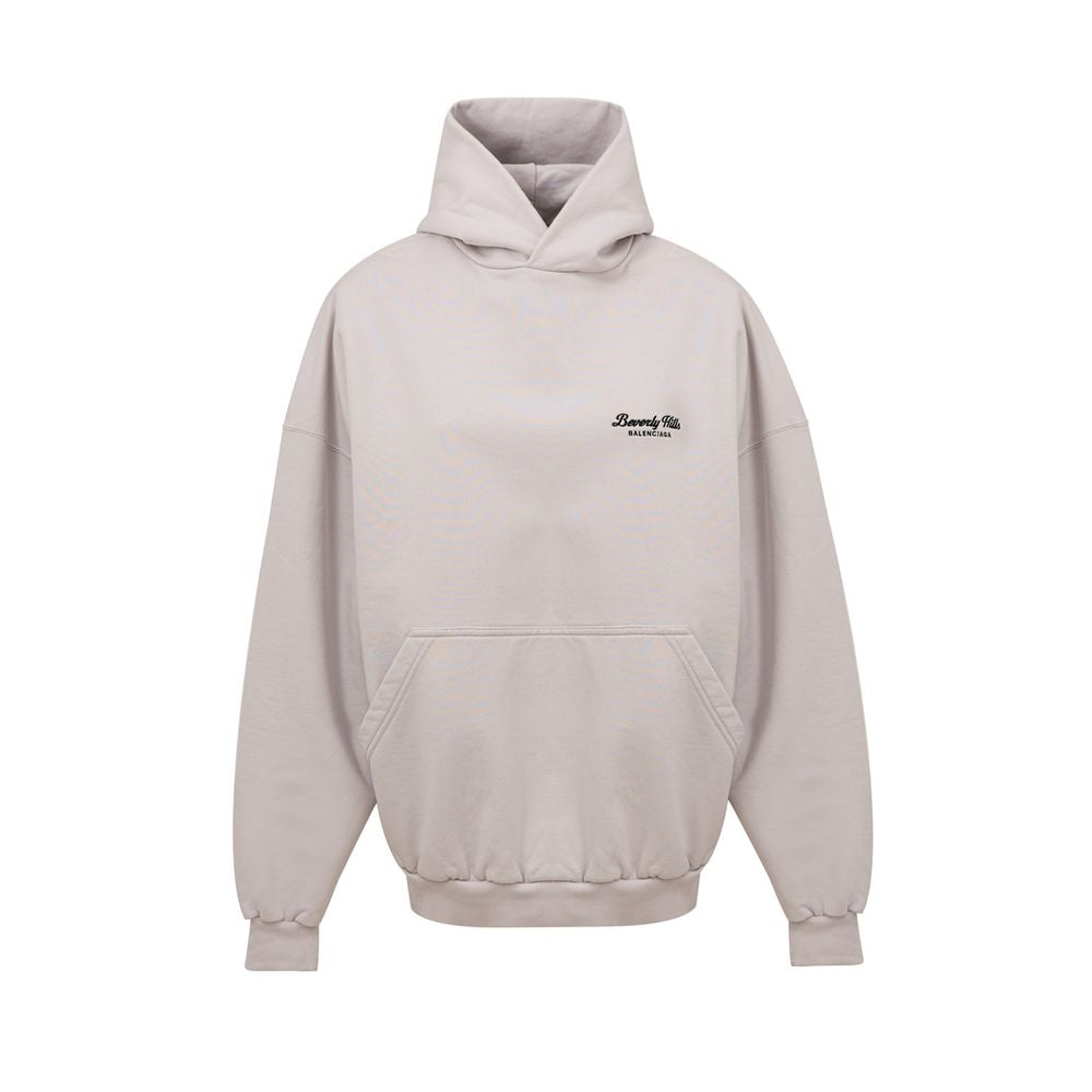 Pull en coton gris Balenciaga