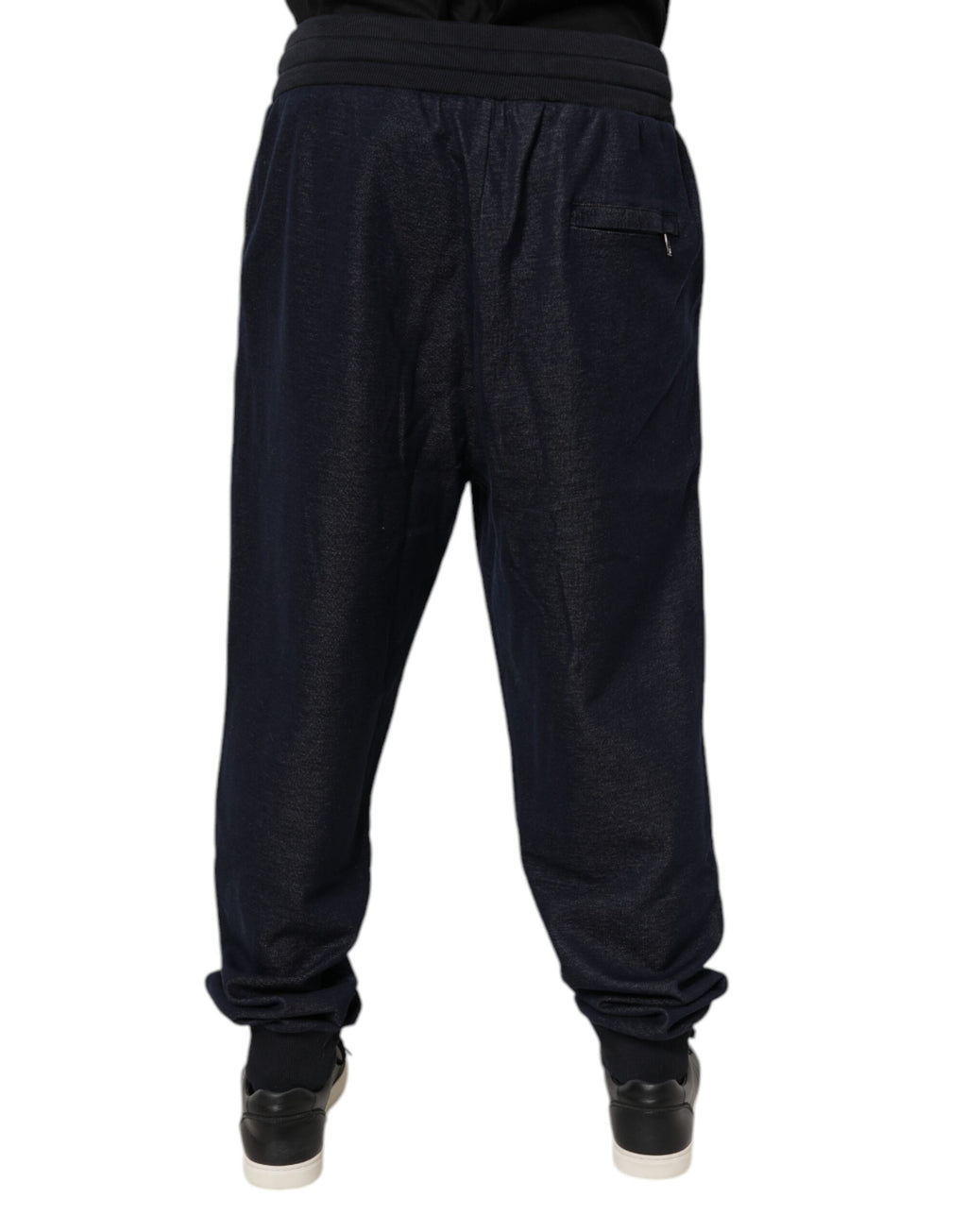 Dolce &amp; Gabbana Schwarze Jacquard-Jogginghose für Herren