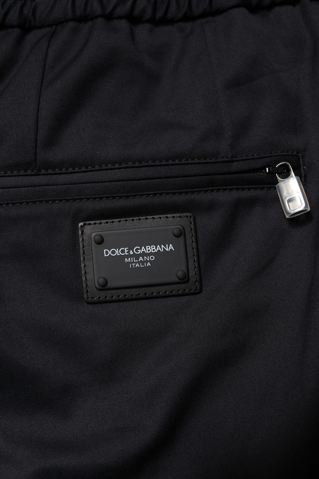 Dolce &amp; Gabbana Dunkelblaue Jogginghose aus Baumwolle für Herren