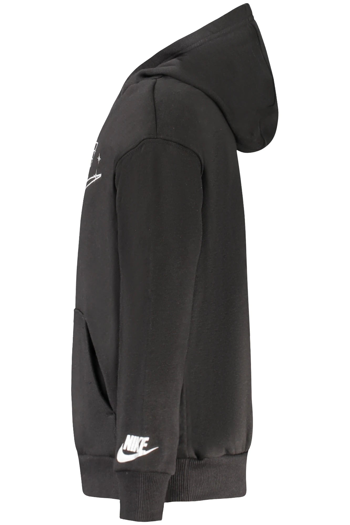 NIKE KIDS BLACK ZIP-UP SWEATSHIRT