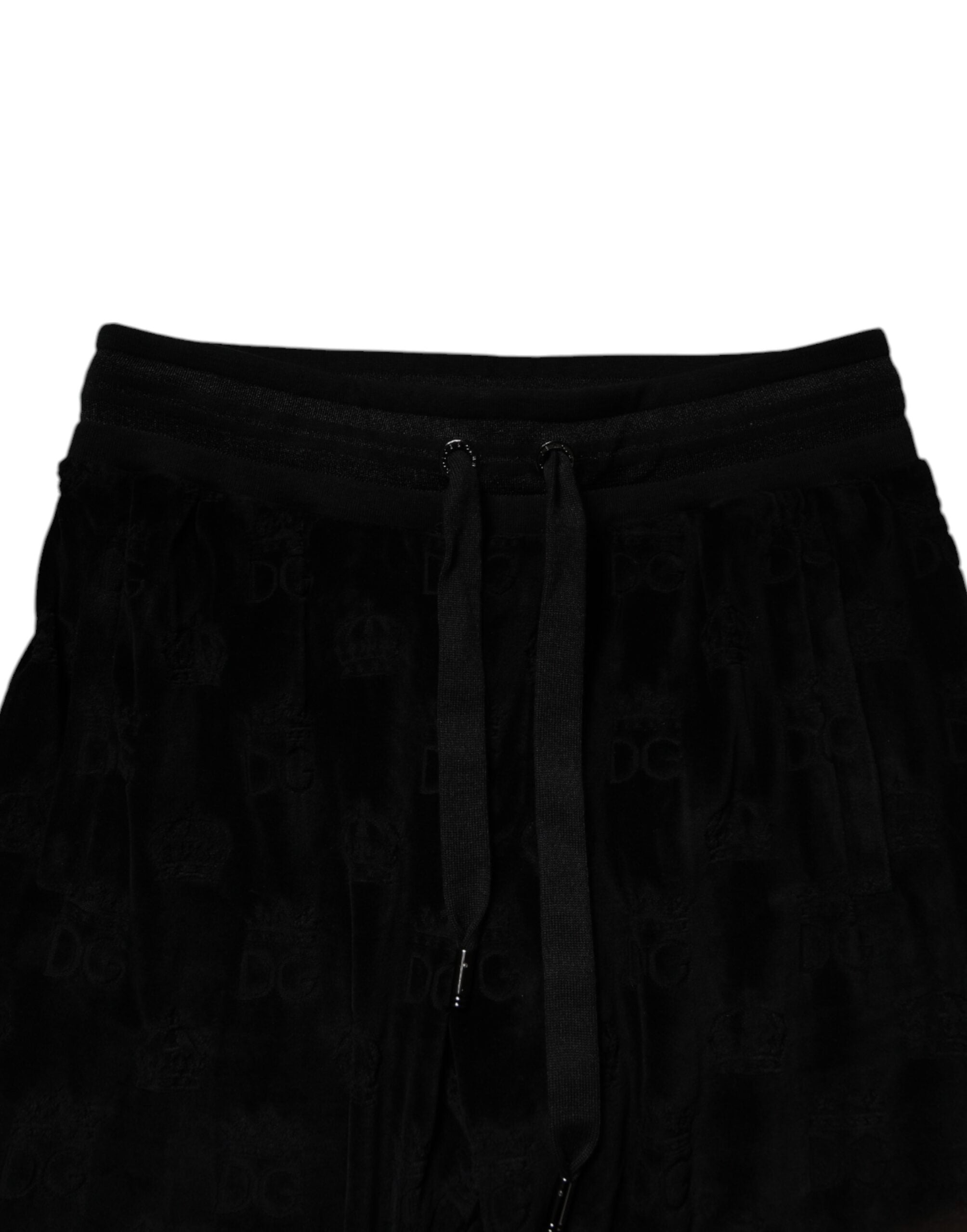 Dolce &amp; Gabbana Schwarze Jogginghose aus Baumwolle für Herren