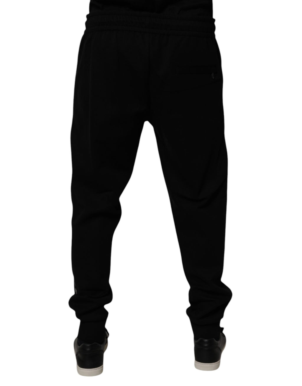 Dolce &amp; Gabbana – Schwarze Jogginghose aus Baumwollmischung