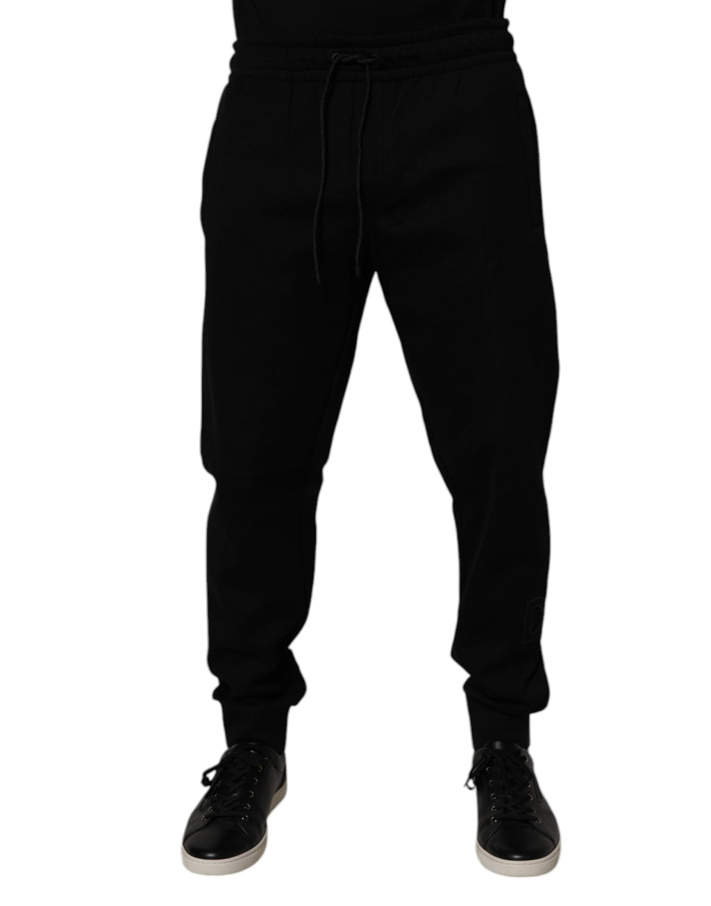 Dolce &amp; Gabbana – Schwarze Jogginghose aus Baumwollmischung