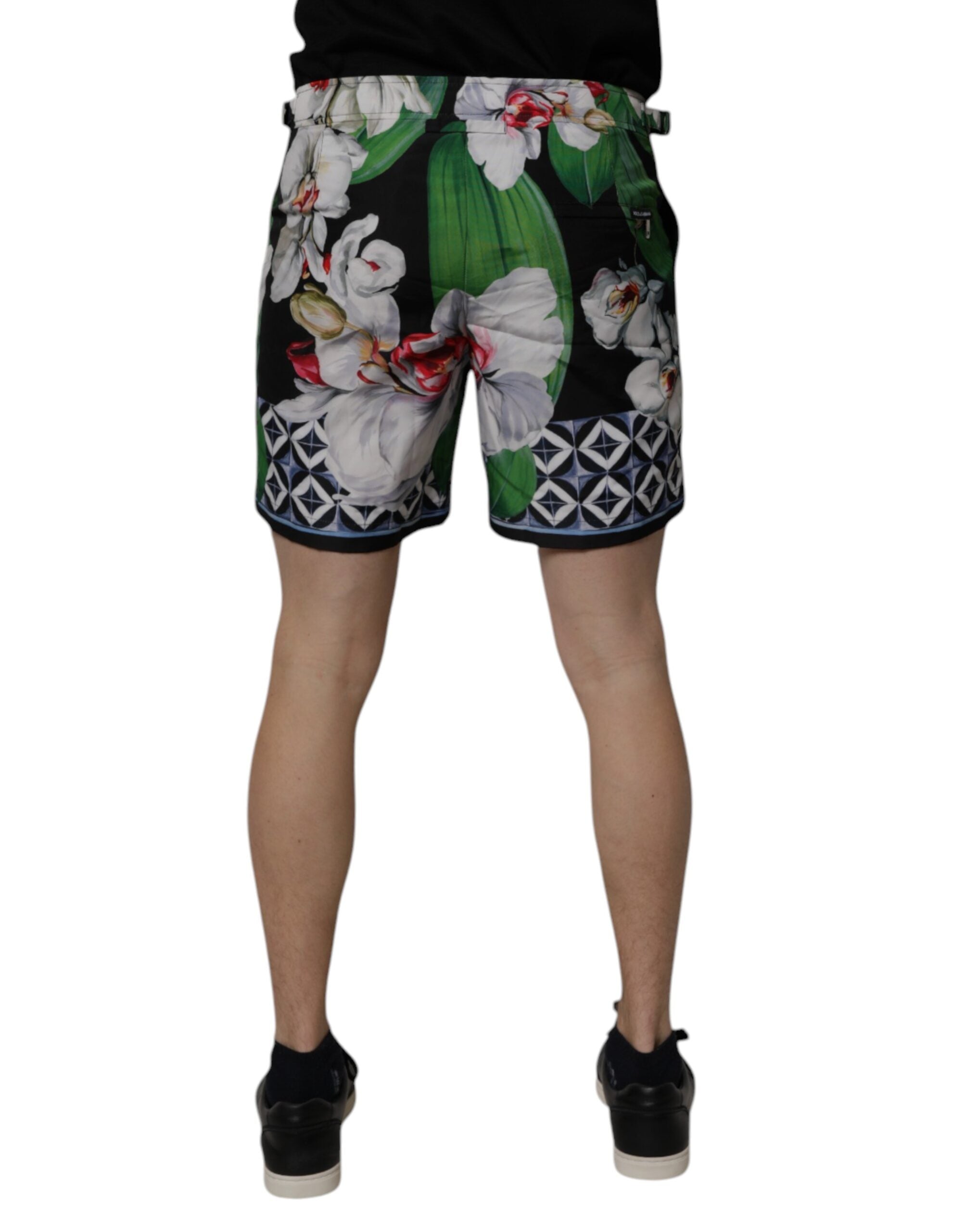 Bermuda homme Dolce &amp; Gabbana en polyester à fleurs multicolores