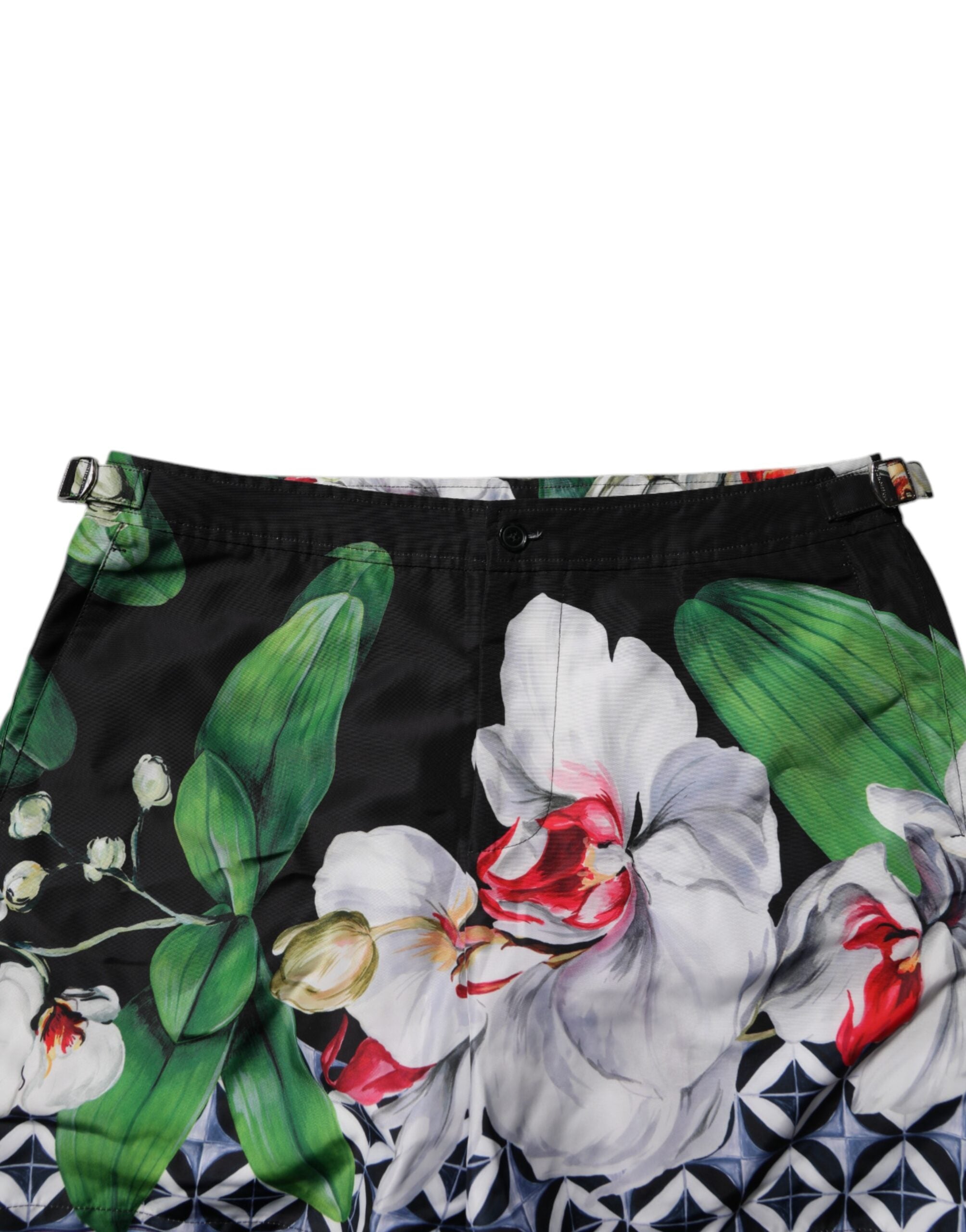 Bermuda homme Dolce &amp; Gabbana en polyester à fleurs multicolores