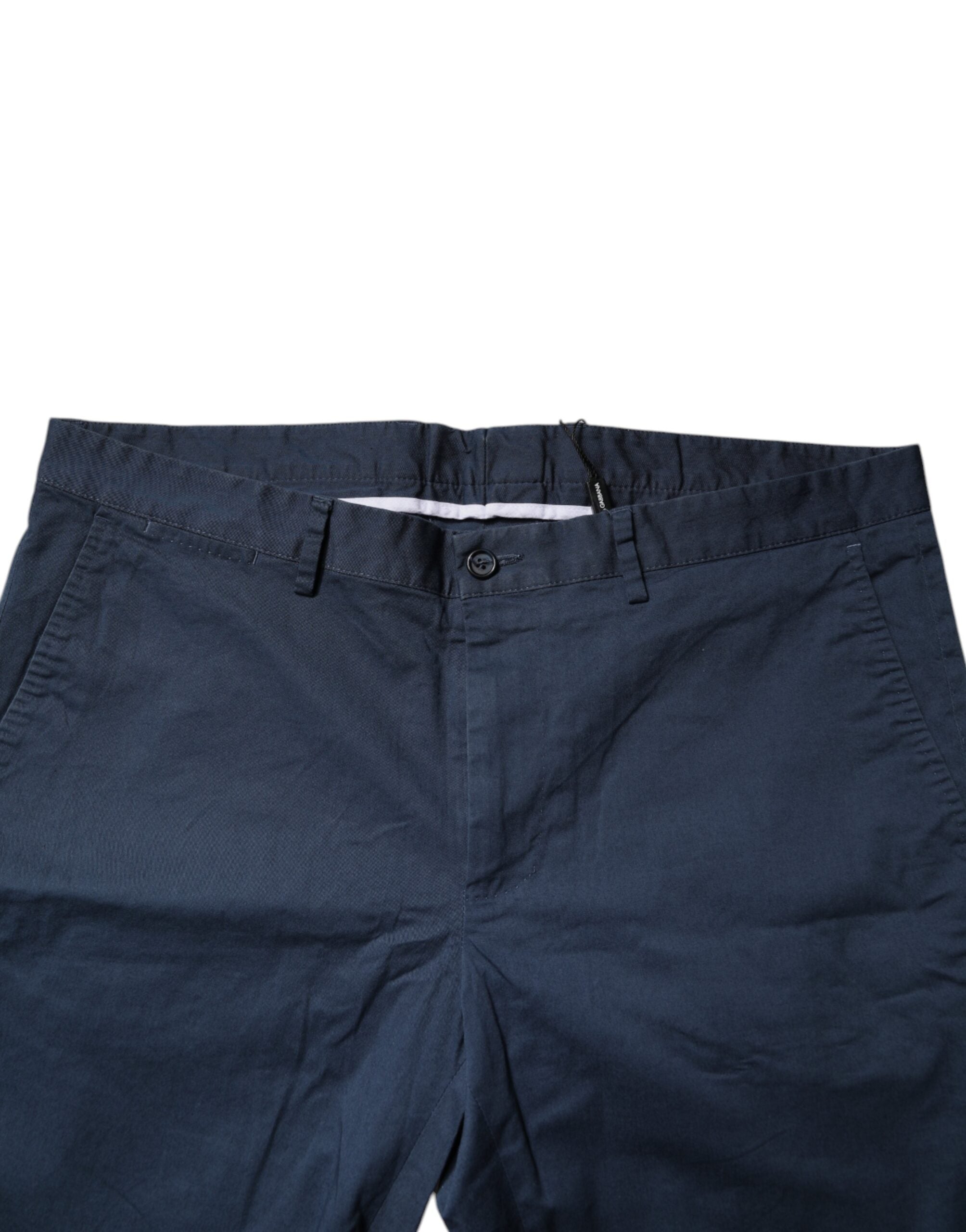 Bermuda taille moyenne en coton bleu Dolce &amp; Gabbana pour homme