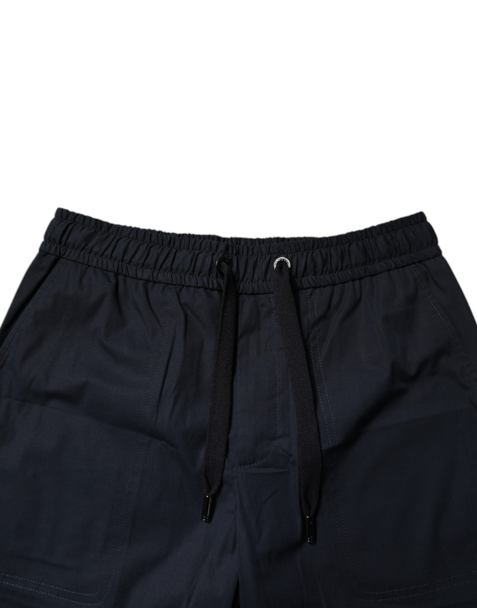 Bermuda en coton bleu foncé Dolce &amp; Gabbana