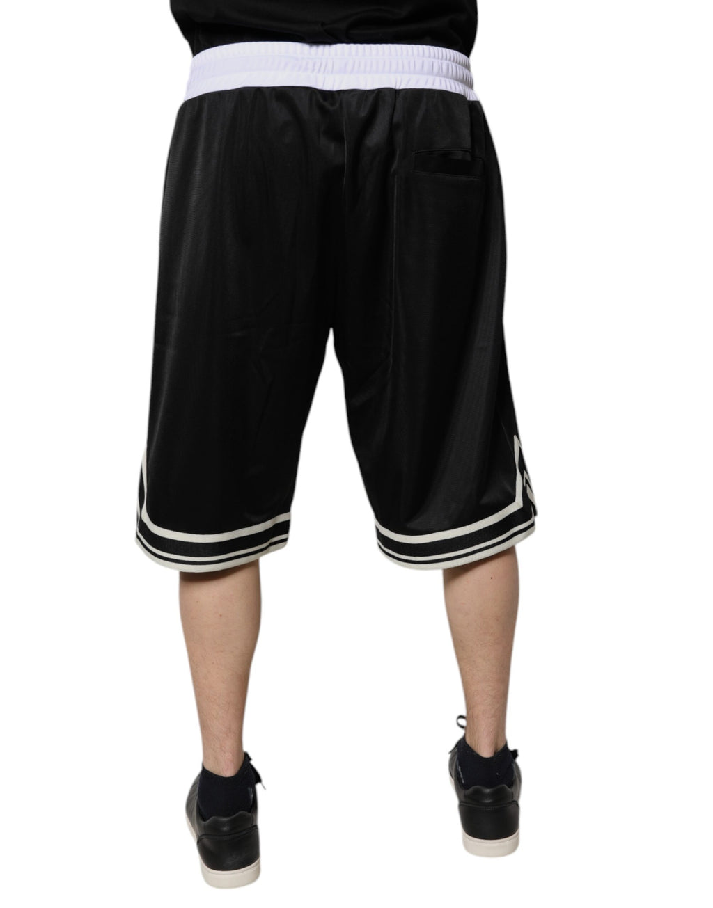 Bermuda Dolce &amp; Gabbana noir et blanc pour homme
