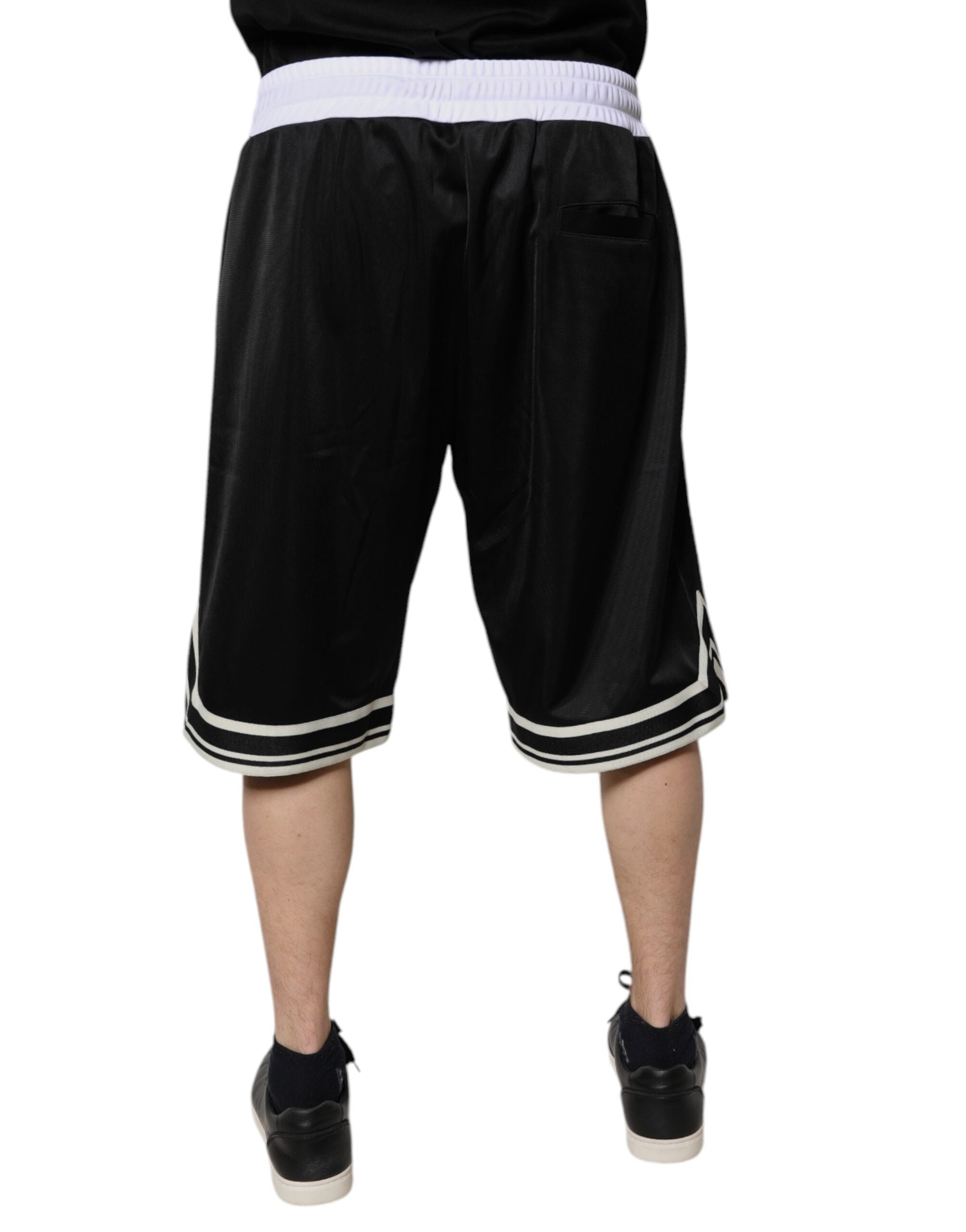 Bermuda Dolce &amp; Gabbana noir et blanc pour homme