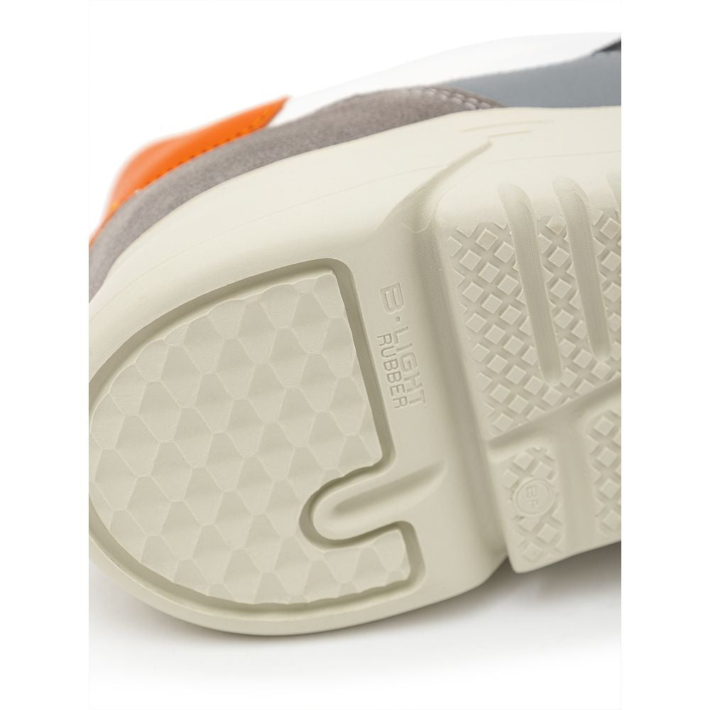 Baskets bicolores en tissu et cuir Axel Arigato