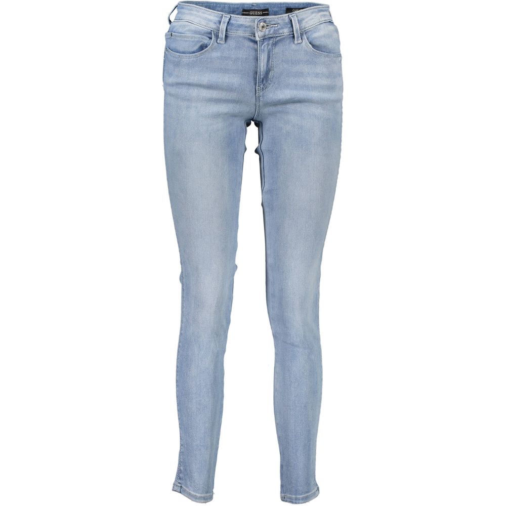 Jean Guess bleu clair en coton pour femme