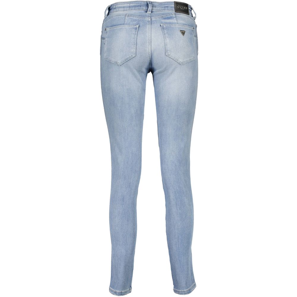 Jean Guess bleu clair en coton pour femme