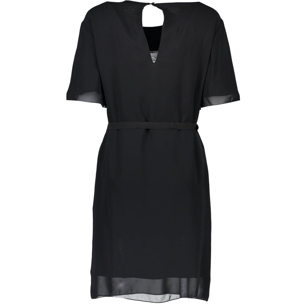 Robe noire Love Moschino pour femme en autres fibres