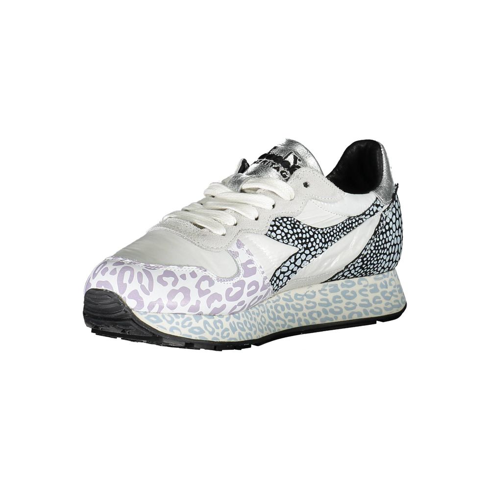 Diadora Damen-Sneaker aus weißem Stoff