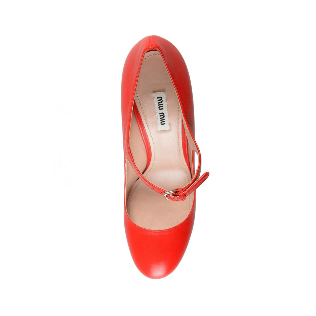 Miu Miu Leather Pumps - WOMEN SHOES - MIU MIU - Tluxy New
