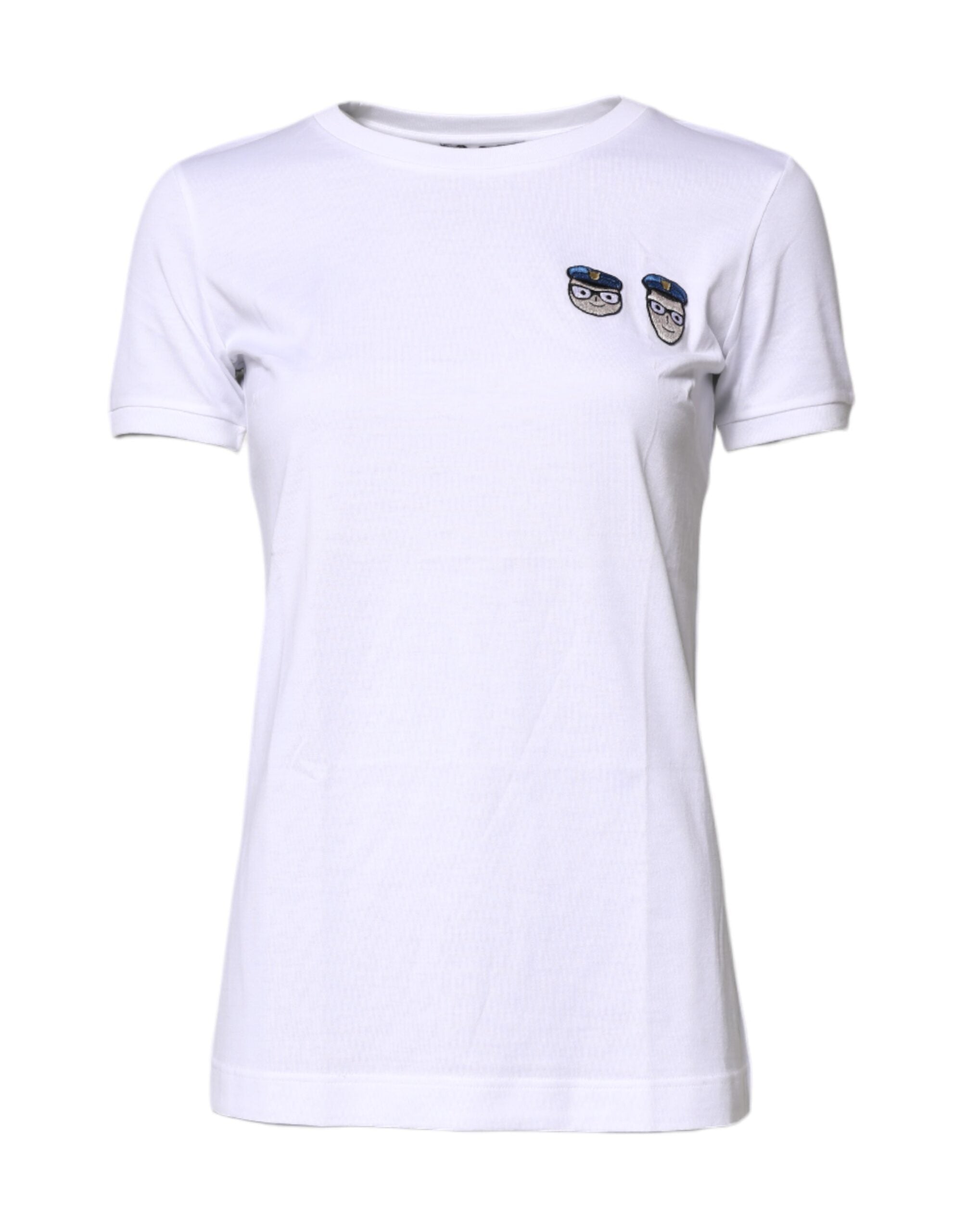 T-shirt ras du cou en coton blanc Dolce &amp; Gabbana #DGFamily