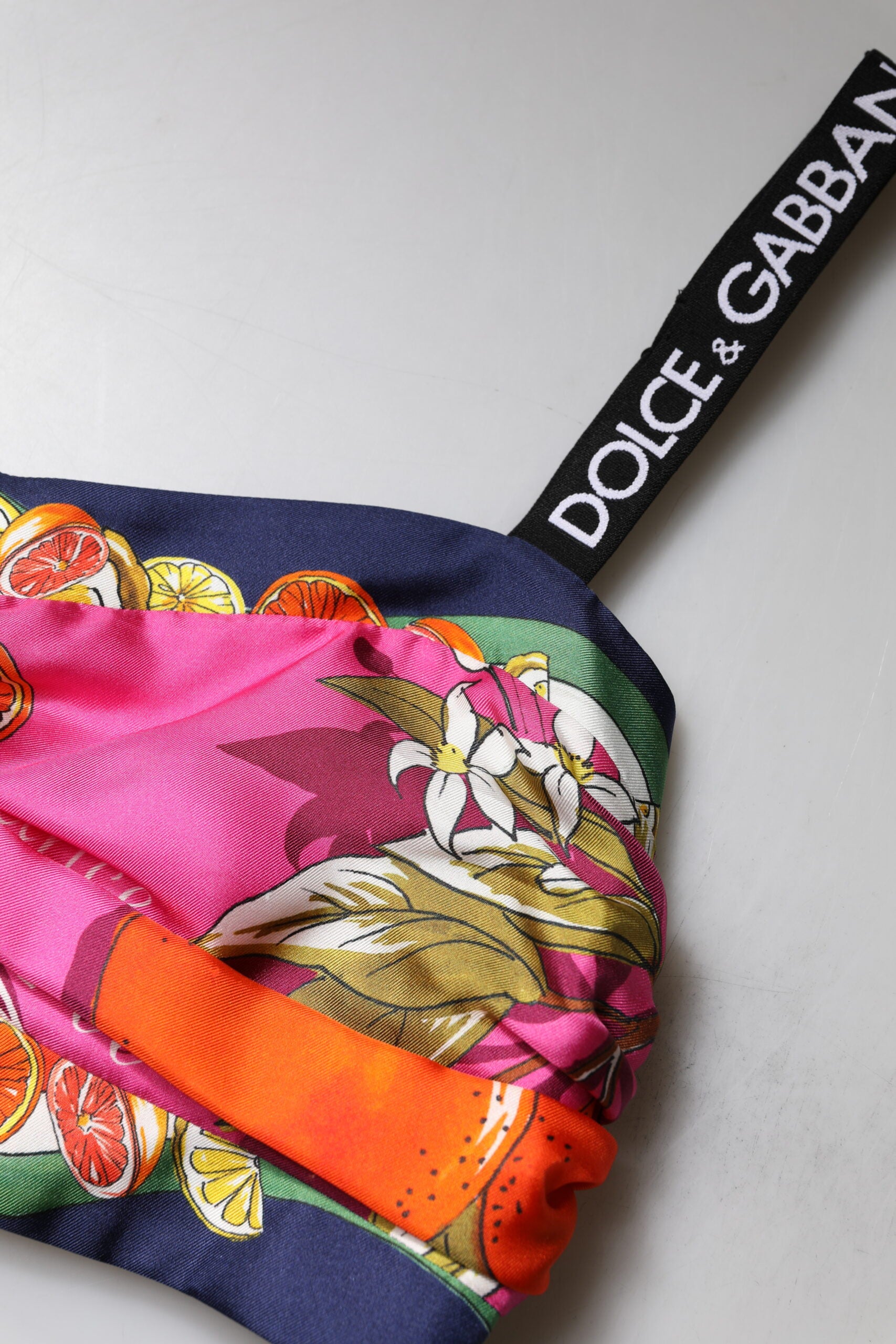 Dolce &amp; Gabbana Haut court bustier sans manches à fleurs multicolores