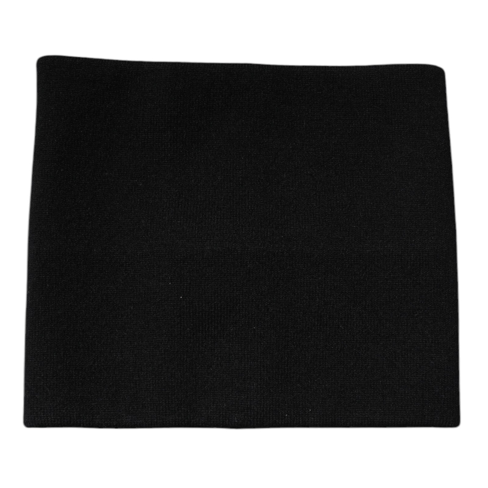 Foulard carré en cachemire noir Dolce &amp; Gabbana