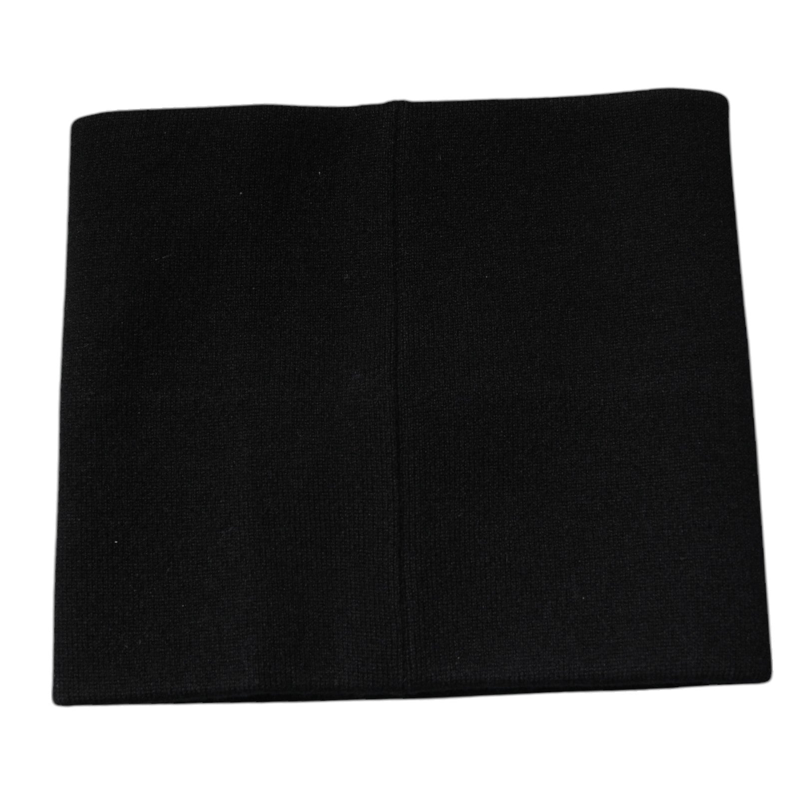 Foulard carré en cachemire noir Dolce &amp; Gabbana