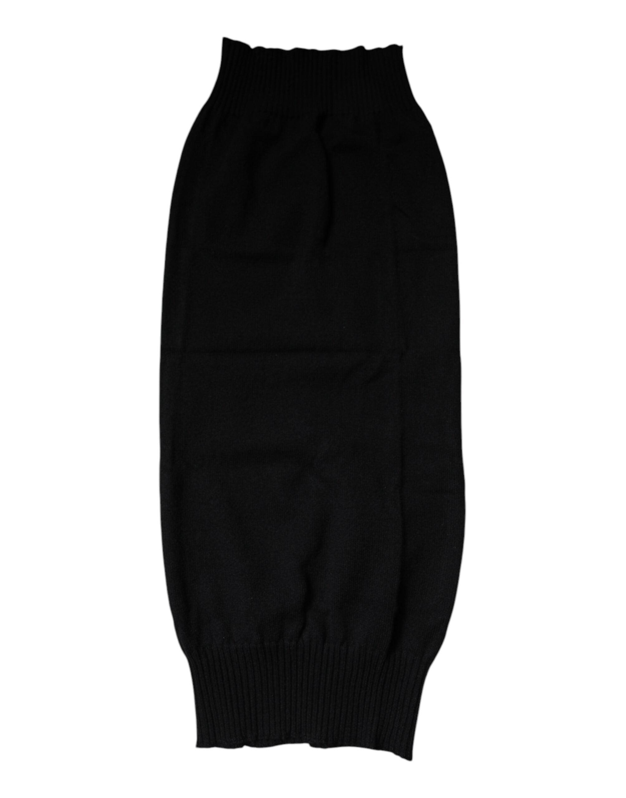 Foulard cache-cou en cachemire noir Dolce &amp; Gabbana