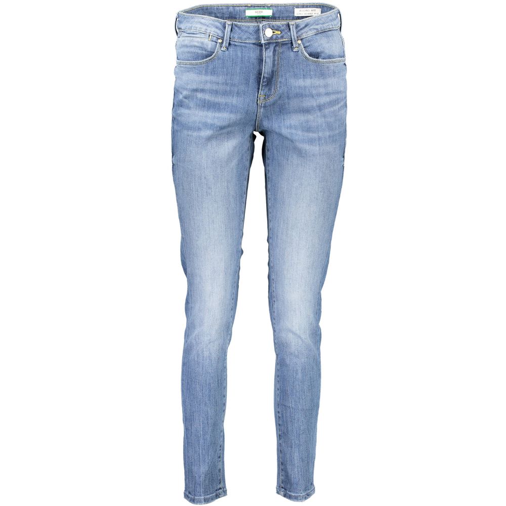 Jean Guess bleu clair en coton pour femme
