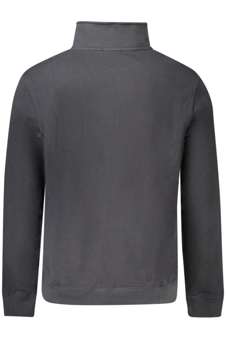 NAPAPIJRI MEN S BLACK ZIP-UP SWEATSHIRT