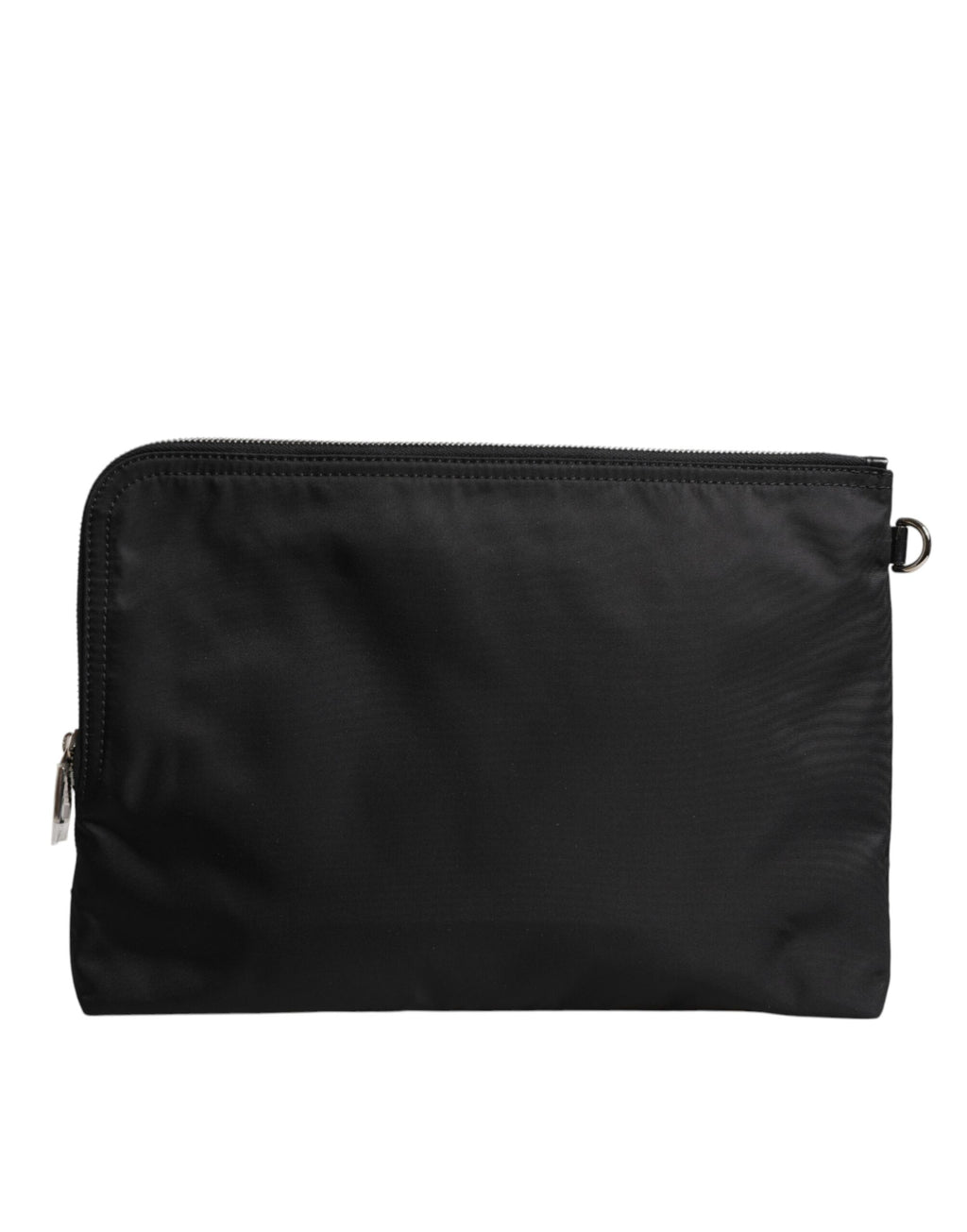 Pochette en nylon noir imprimé DG Milano Dolce &amp; Gabbana