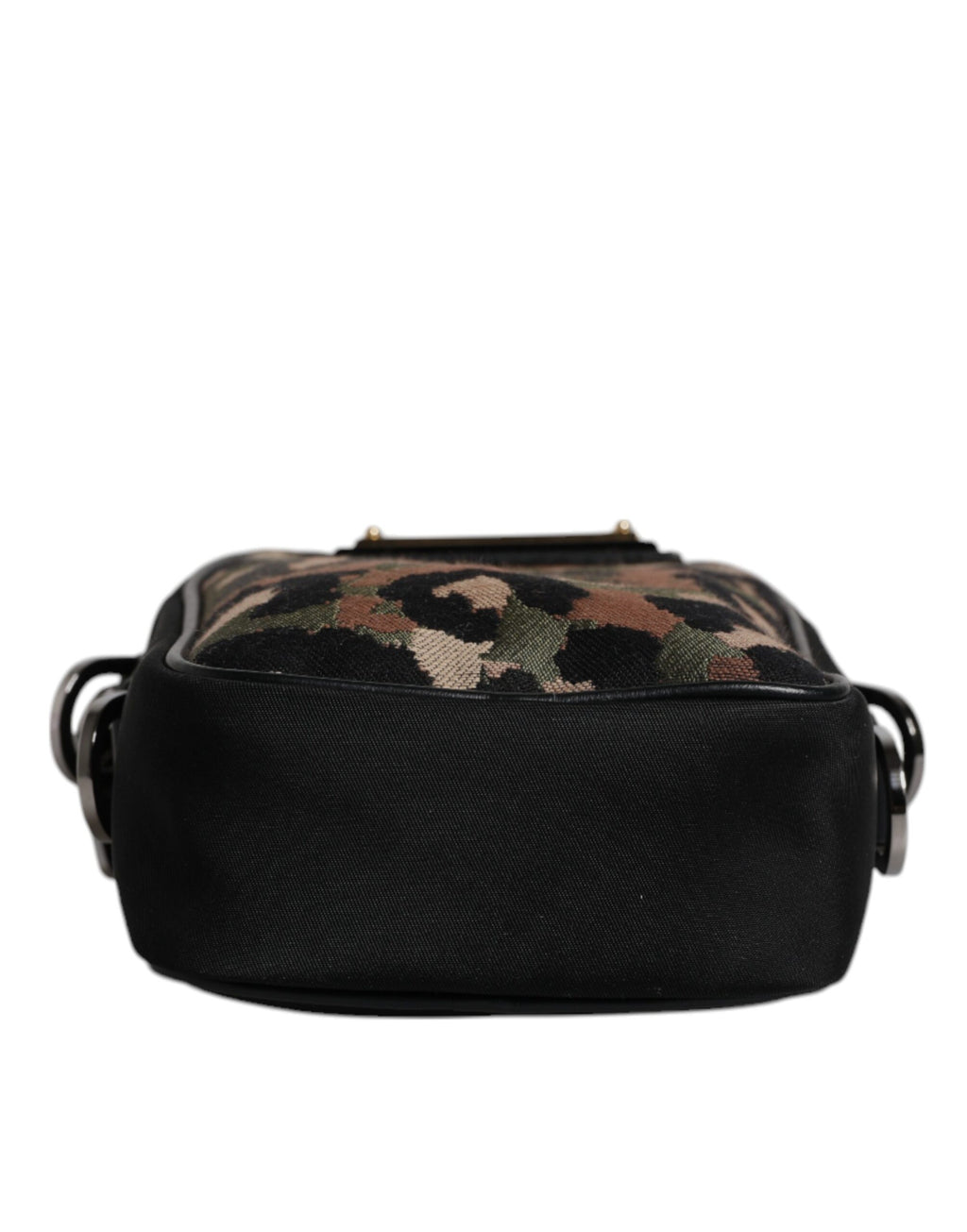 Sac à bandoulière Dolce &amp; Gabbana en jacquard léopard multicolore avec logo et plaque