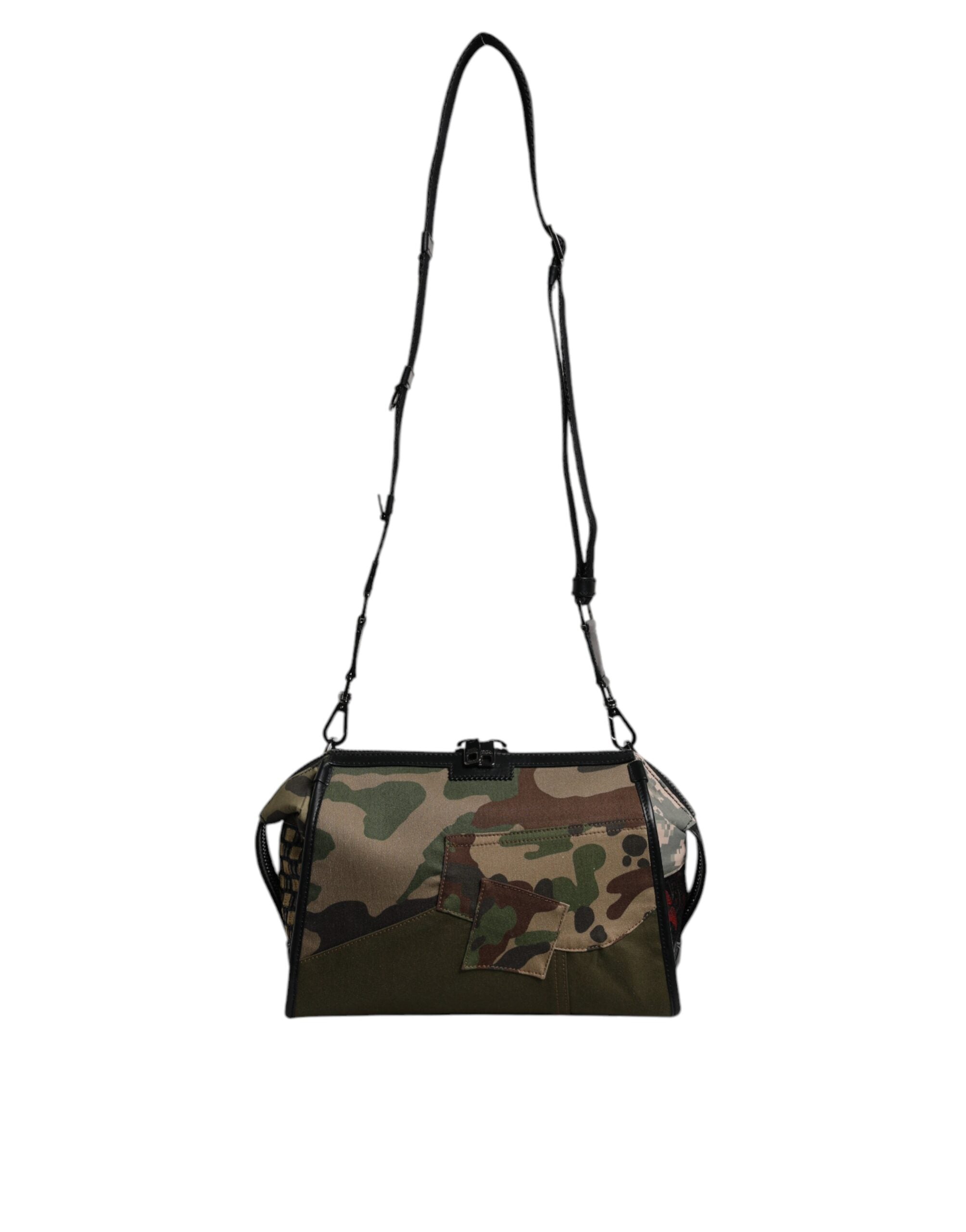 Sac bandoulière patchwork camouflage multicolore Dolce &amp; Gabbana