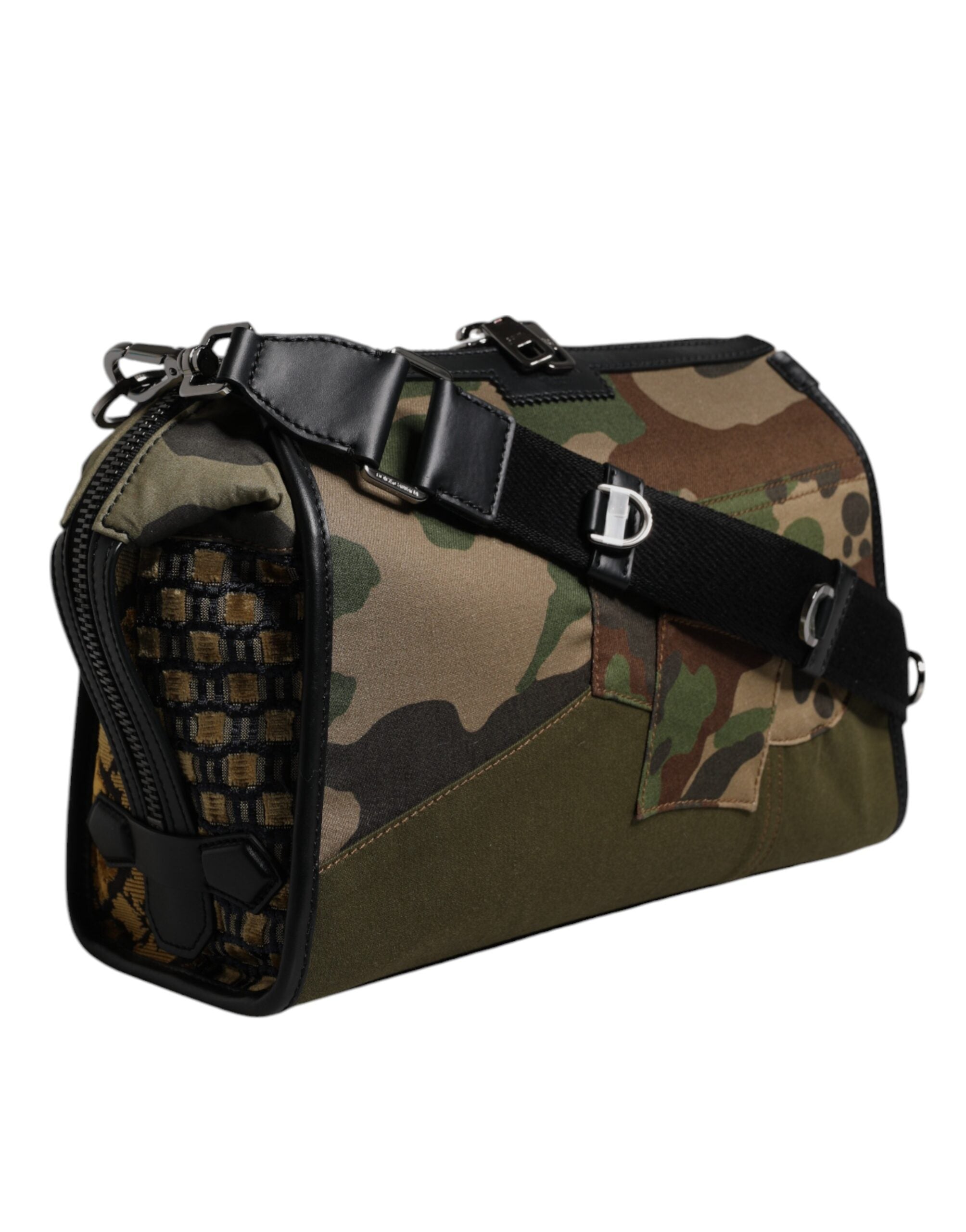 Sac bandoulière patchwork camouflage multicolore Dolce &amp; Gabbana